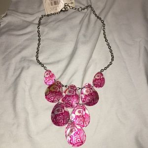 Studio Works Pink Panel Necklace